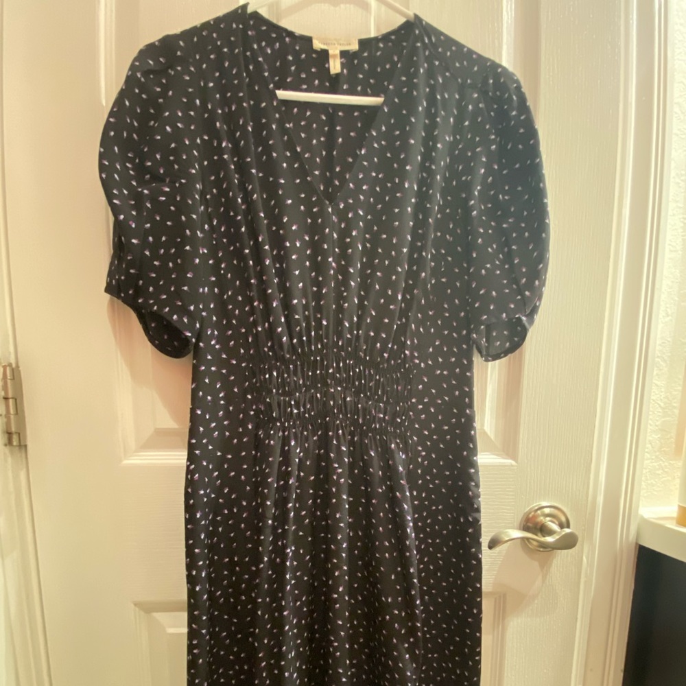 Rebecca Taylor black, simple dress.